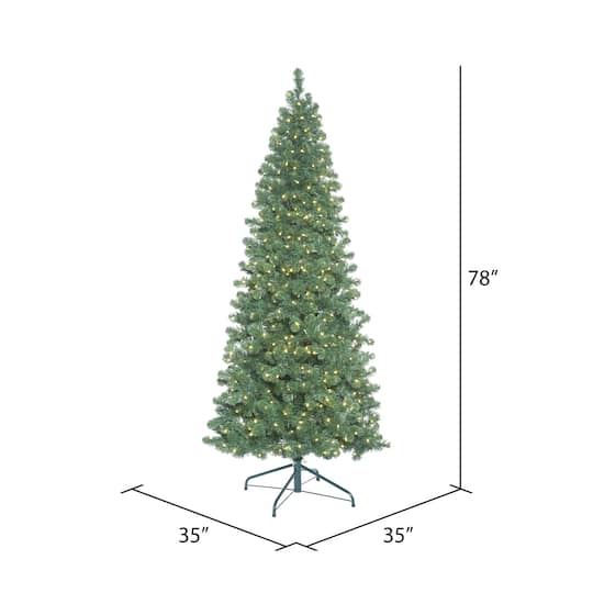 6.5ft. Pre-Lit Oregon Fir Artificial Christmas Tree